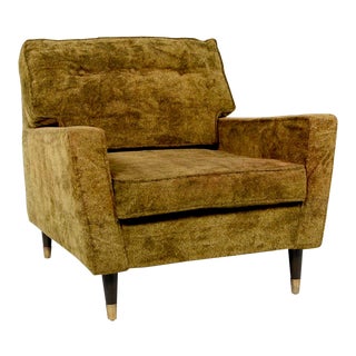 1970s Vintage Low Profile Armchair For Sale