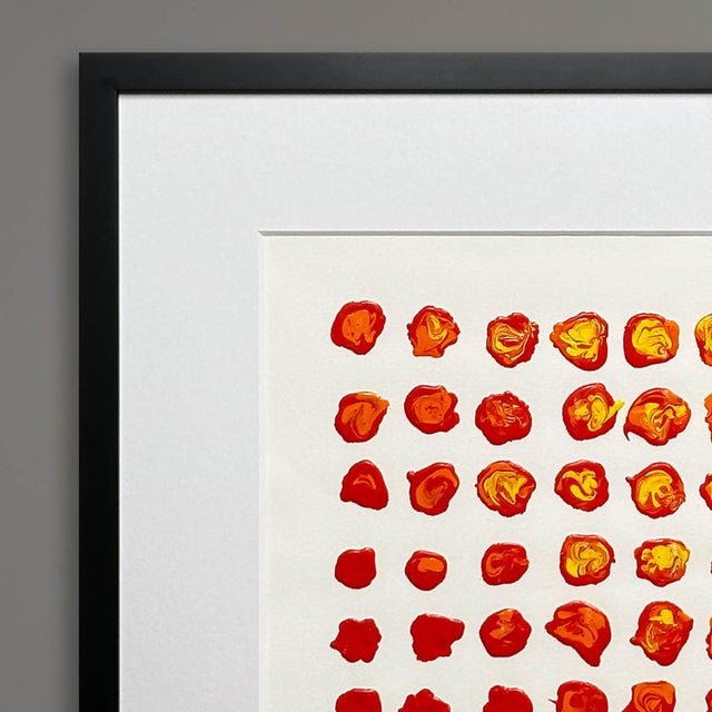 Bruce J. Bloom Contemporary Abstract Painting, Framed For Sale - Image 4 of 4