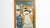 Mid 20th Century France Modern Blue Wood Poster For Sale - Image 9 of 15