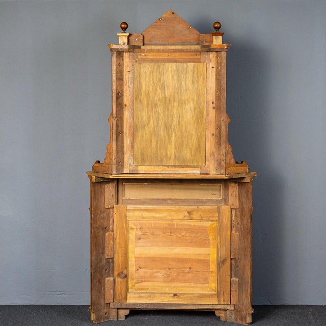 Object: Corner furniture with mirror attachment Epoch & style: Wilhelminian era - second half of the 19th century Features...