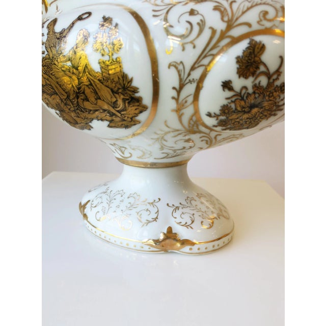 German Porcelain Jardinière Centerpiece, Neoclassical Style, Circa Early 20th Century For Sale - Image 10 of 12