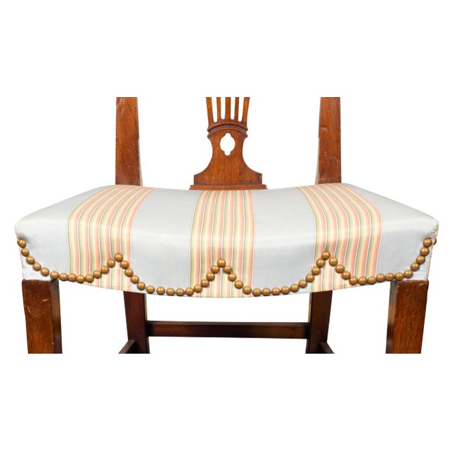 George III Mahogany Side Chairs - Set of 4 For Sale - Image 4 of 12