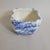 Blue Japanese Blue & White Porcelain Bonsai Planter Cachepot, Square Form With Indented Corners For Sale - Image 8 of 10