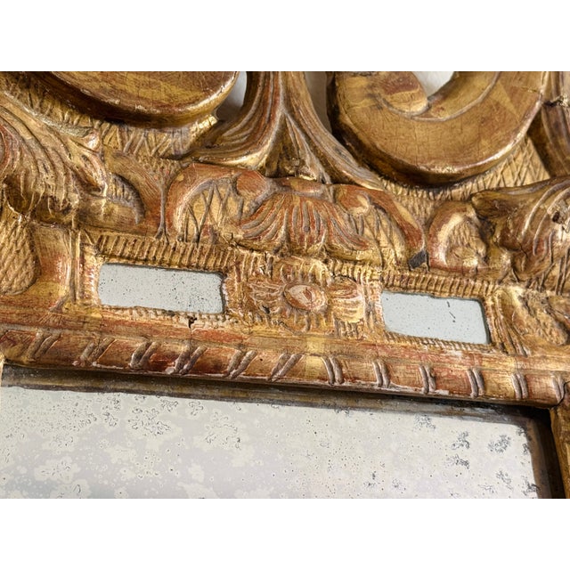 18th Century Louis Xv Style Gilt Wood Mirror For Sale - Image 14 of 18