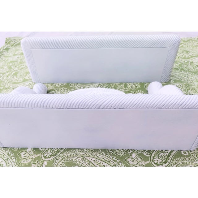 Traditional Rare Vintage Solid Wood Carved Pineapples Gampel- Stoll Wall Shelves- a Pair For Sale - Image 3 of 9