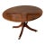 1980s Henredon 45 Inch Round Table With One Leaf For Sale