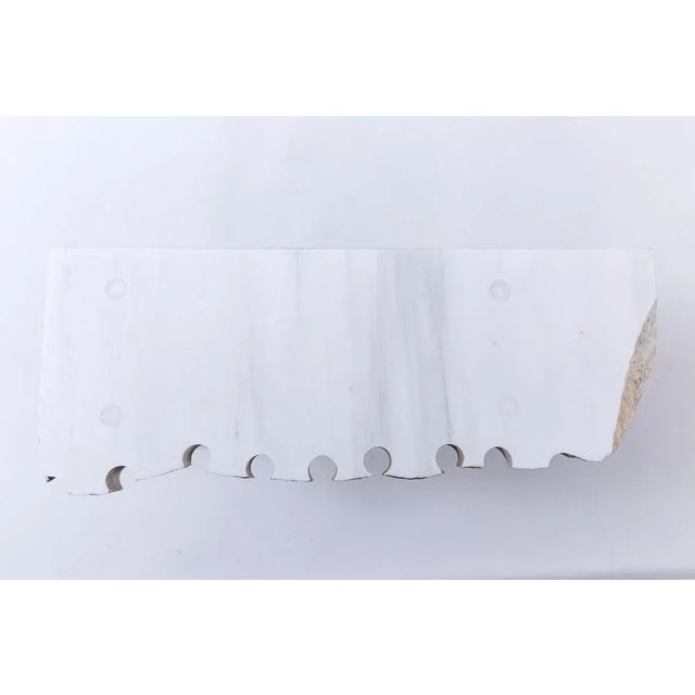 Not Yet Made - Made To Order Neo-Ancient Marbled Bench by Savvaz Laz For Sale - Image 5 of 6