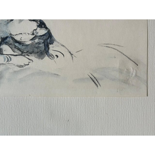 Edouard Manet, Study on Olympia, Lithograph For Sale - Image 4 of 8