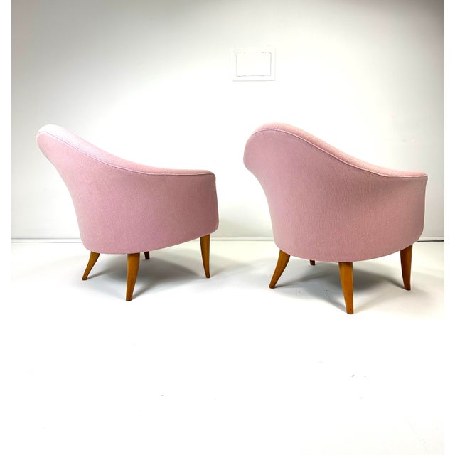 Mid-Century Modern 1950s Pair of Kerstin Horlin Holmquist “Little Adam” Chairs For Sale - Image 3 of 8