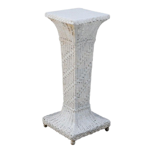 Antique Heywood Wakefield Arts & Crafts Wicker Fern Stand C1920