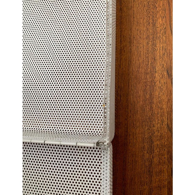 Postmodern White Perforated Metal Briefcase, 1980s For Sale - Image 18 of 18