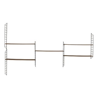 Vintage String Shelf in Wood For Sale