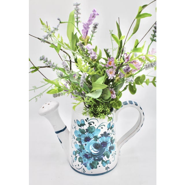 Vintage Italian Pottery Watering Can / Vase For Sale - Image 12 of 13