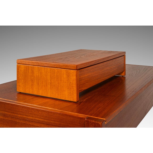 Danish Mid-Century Modern Computer Riser / Desk Organizer in Teak by Jesper International, Denmark, C. 1980s For Sale - Image 10 of 18
