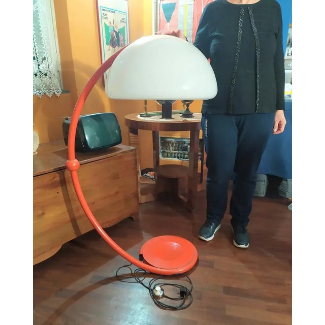 Serpente Floor Lamp from Martinelli Luce, 1960s For Sale - Image 6 of 7