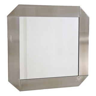 Mid-Century Modern Wall Mirror by Vittorio Introini for Valenti & C, Italy, 1970s For Sale