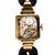 Gold Ladies Vintage Retro Bucherer Cocktail 17mm Diamond 18k Gold Mechanical Watch For Sale - Image 8 of 11