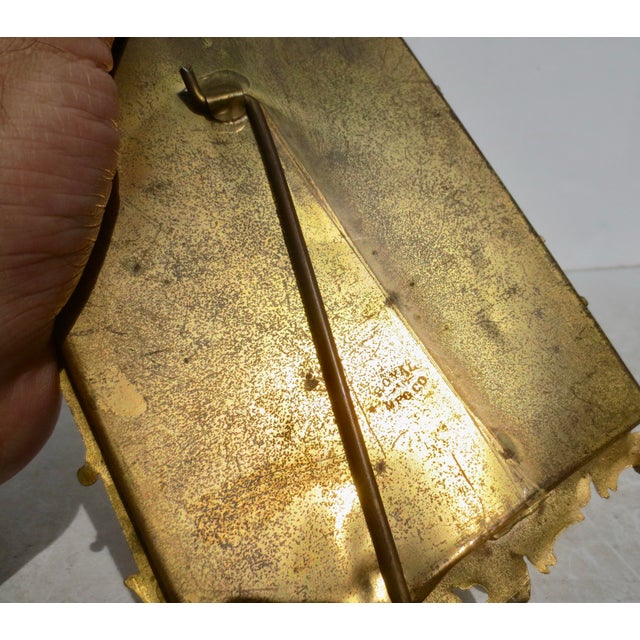 Brass Gilt Brass Rococo Repousse Phtoto Frame For Sale - Image 8 of 8