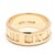 Tiffany and Co. 1990s Tiffany & Co 1995 Band Ring, 18k Yellow Gold, Ring Size 6, Atlas Collection For Sale - Image 4 of 6