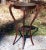 Vintage Art Nouveau Mahogany Two Tier Occasional Accent Table Jardinière Stand For Sale - Image 4 of 12