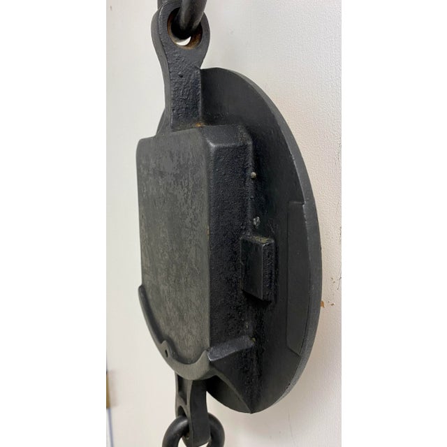 Antique Brass Salter Spring Balance Scale 20t With 200 Lb Capacity From England - Circa 1900 For Sale - Image 11 of 13