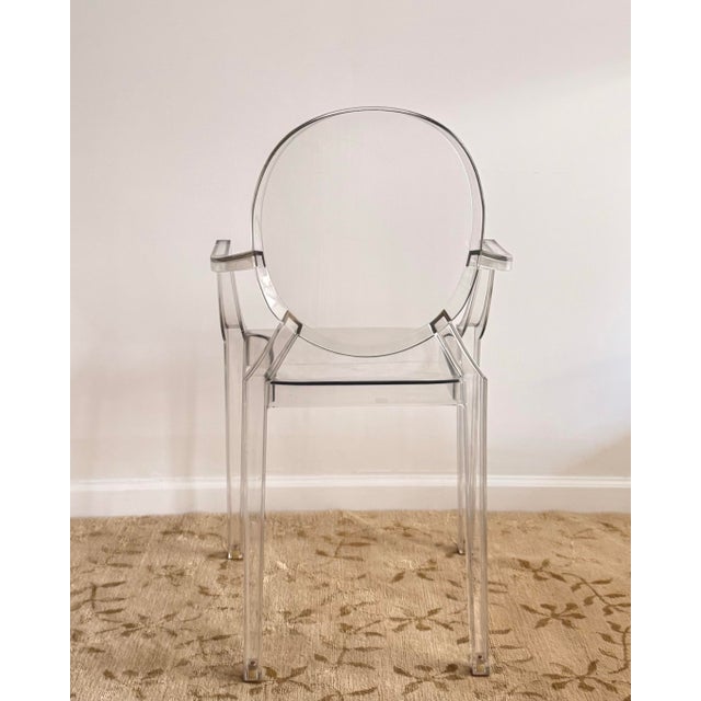 Modern Kartell Louis Ghost Armchair by Philippe Starck For Sale - Image 3 of 6