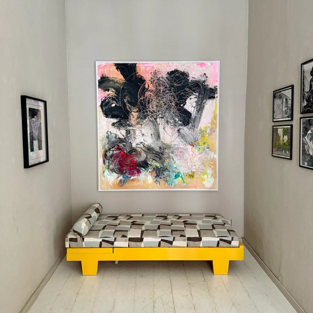 Bauhaus German Bauhaus Yellow Daybed, 1920s For Sale - Image 3 of 16