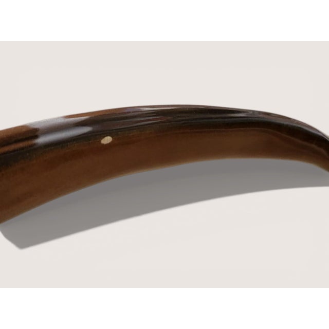 Brown Art Deco Ceramic Pheasants, 1950s, Set of 2 For Sale - Image 8 of 11