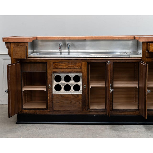 Vintage Copper and Oak Countertop, 1960s For Sale - Image 6 of 18