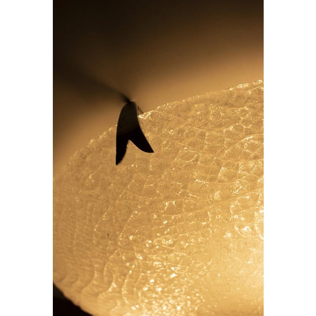 Vintage Glass Ceiling Lamp For Sale - Image 4 of 7