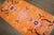 Bright Orange Floral Vintage Tibetan Rug rug no.j4589 For Sale - Image 4 of 7