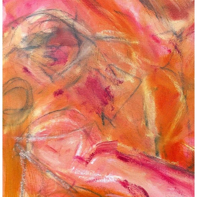 Trixie Pitts "Angel" by Trixie Pitts Abstract Expressionist Oil Painting For Sale - Image 4 of 10