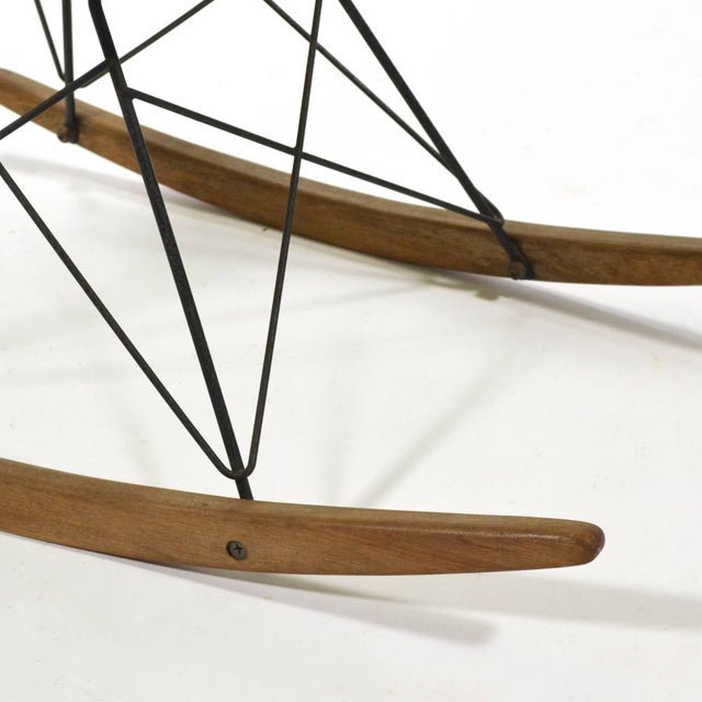 Eames Lemon Yellow Zenith Rope-Edge, RAR Rocker by Herman Miller For Sale - Image 10 of 10