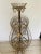 French Provincial Late 20th Century Vintage French Iron Flowers Jardinière Stand For Sale - Image 3 of 10