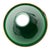 Green 1920s Deco Banker/Poker Ceiling Light W/ 11" Brass Rim Green Glass Shade, 5 Available For Sale - Image 8 of 13