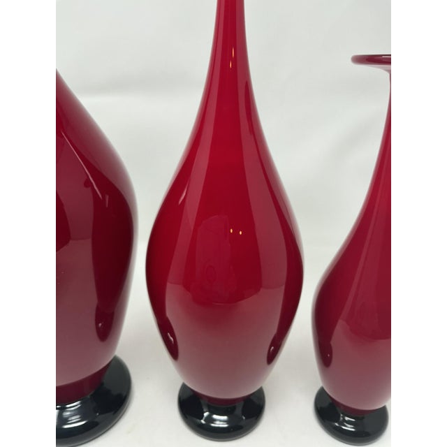 Donald Carson Art Glass Trio For Sale - Image 4 of 7