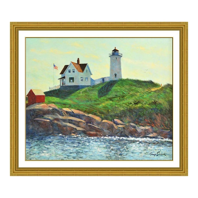 Mid 20th Century Nubble Lighthouse, George Shawe For Sale