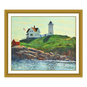 Mid 20th Century Nubble Lighthouse, George Shawe
