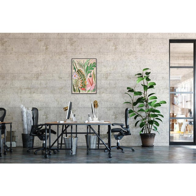 Early 21st Century Romina Milano, Rainforest Walk, 2023, Acrylic on Paper For Sale - Image 5 of 8