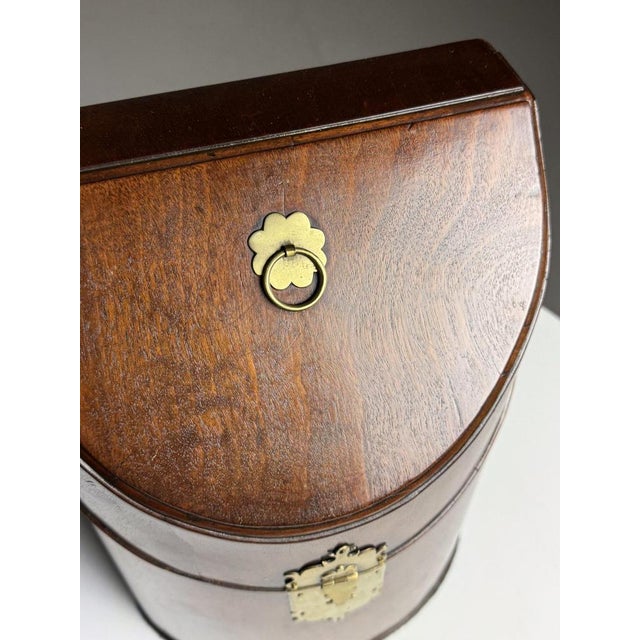 English Mahogany Letter Holder For Sale - Image 18 of 18