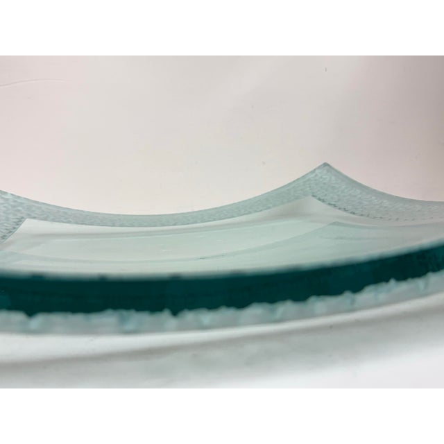 Stephen Schlanser Studio Art Glass Large Bowl, Circa 1998 For Sale In San Francisco - Image 6 of 12