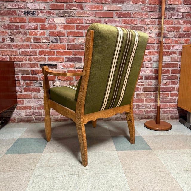 Mid 20th Century Mid-Century Danish Brutalist Armchair Attributed to Henning Kjærnulf For Sale - Image 5 of 10
