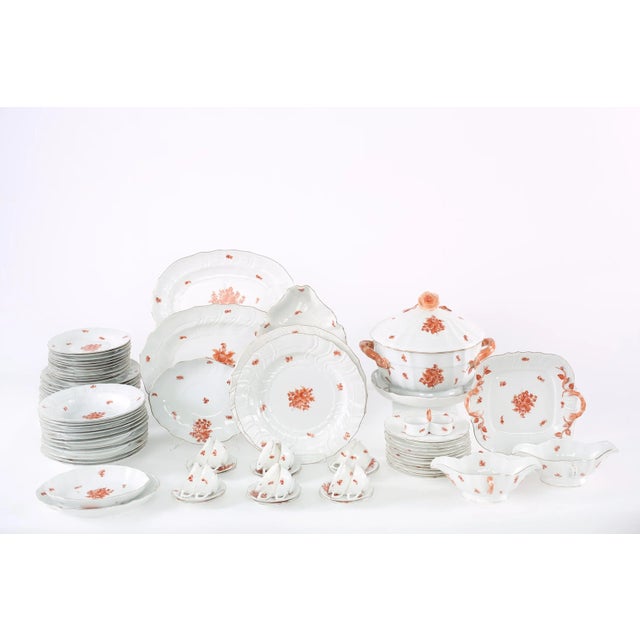 Mid 20th Century Herend Hungarian Dinner Service - 87 Pieces For Sale - Image 11 of 11