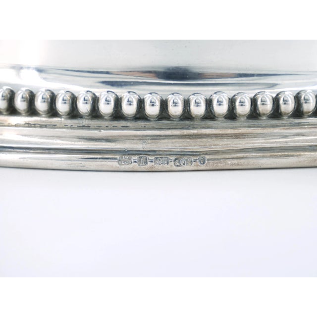 Metal 19th Century English Silverplate Meat Dome With Dragon Finial Handle For Sale - Image 7 of 11