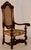 Baroque Pair of Spanish Baroque High Back Chairs For Sale - Image 3 of 11