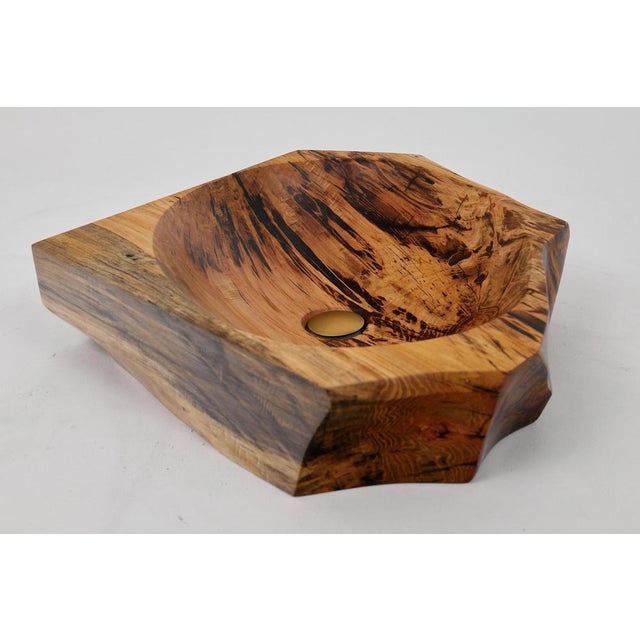 Live Edge Wood Bathroom Sink by Logniture For Sale - Image 16 of 18