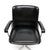 1970s Vintage Leather and Chrome Swivel Desk Chair, 1970 For Sale - Image 5 of 11