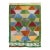 Vintage Zabihi Collection Green Turkish Scandinavian Inspired Tulu Rug - 3'3" x 4'5" For Sale