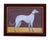 Brown Matt Rix, Naive Style Greyhound, Print, Framed For Sale - Image 8 of 8
