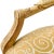 French Louis XVI Medallion Back Armchair With Crème-Peinte Distressed Finish For Sale - Image 14 of 18